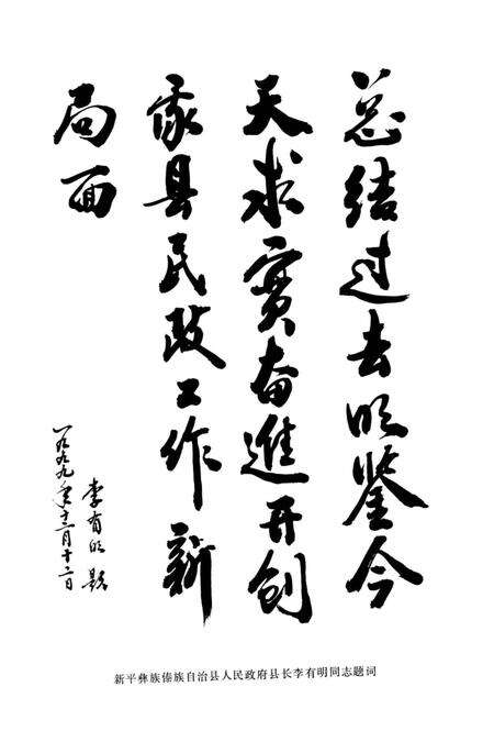 《新平彝族傣族自治县民政志》.pdf_云南省志预览图5