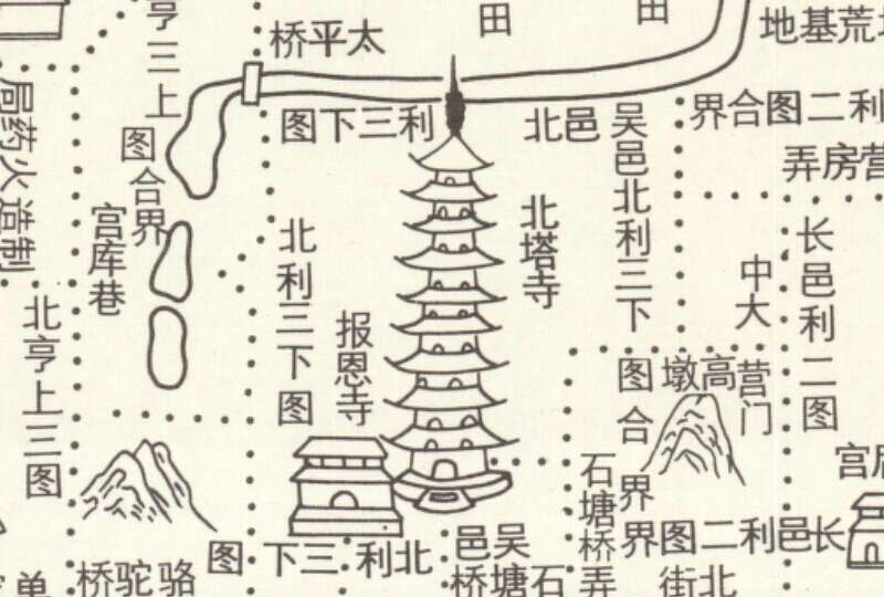 清代《苏城全图》高清版复刻预览图2