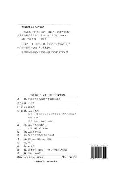 《广西通志 文化卷 （1979-2005）》.pdf电子版_广西壮族自治区志预览图1