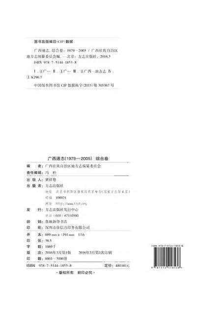 《广西通志 综合卷 （1979-2005）》.pdf电子版_广西壮族自治区志预览图1