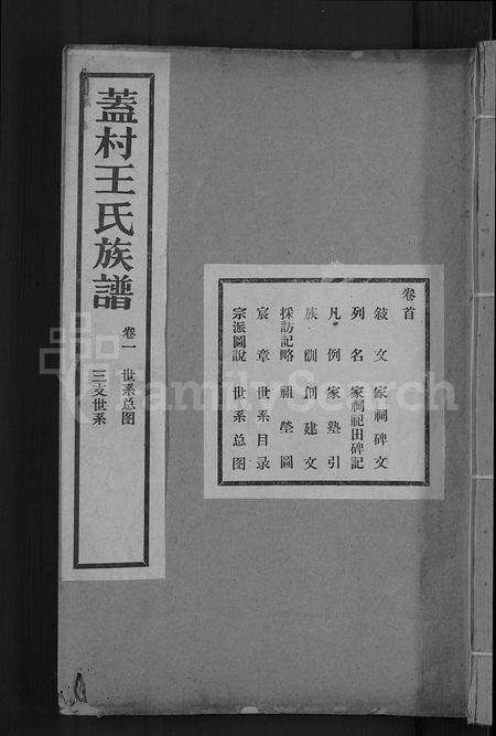 6328.古滕盖村王氏族谱 [12卷,首1卷](别名：盖村王氏族谱、王氏族谱).pdf电子版缩略图