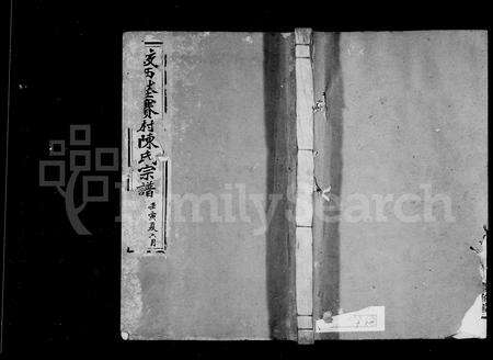 4075.蚁西压赛村陈氏宗谱 [10卷, 首末各1卷].pdf电子版缩略图