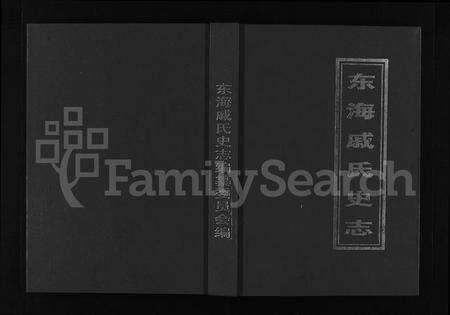 4425.东海戚氏史志 [8卷](别名：Dong Hai Qi Shi Shi Zhi、东海戚氏史志).pdf电子版缩略图