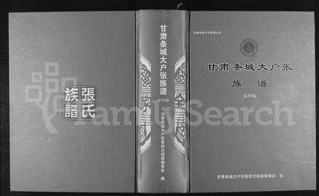 10954.甘肃条城大户张族谱 ： 第四编(别名：张氏族谱).pdf电子版缩略图