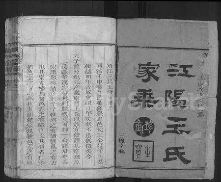 4551.王氏宗谱 [30卷](别名：江阳王氏家乘、Wang Shi Zhongpu).pdf电子版缩略图