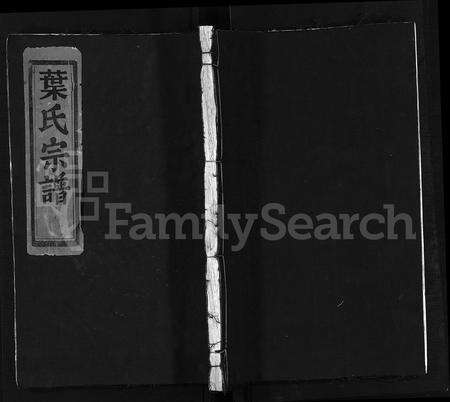4745.叶氏宗谱 [不分卷](别名：Ye Shi Zong Pu、望锺叶氏宗谱、叶氏宗谱).pdf电子版缩略图