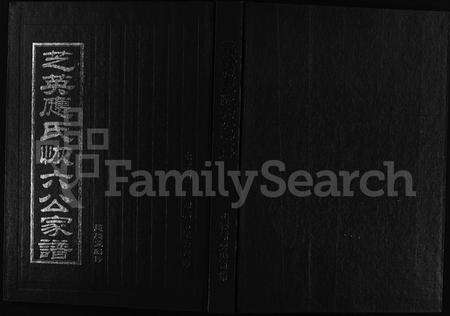 4768.芝英应氏恢六公家谱(别名：Zhi Ying Ying Shi Hui Liu Gong Jia Pu、芝英应氏恢六公家谱).pdf电子版缩略图