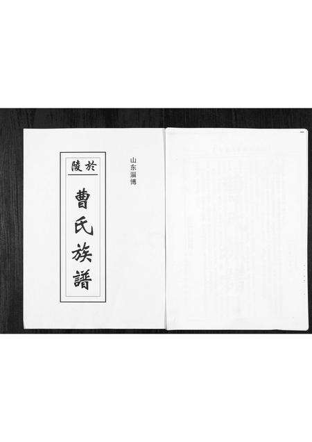 0152.山东于陵曹氏族谱[2卷](别名：Shan Dong Yu Ling Cao Shi Zu Pu、于陵曹氏宗谱).pdf电子版缩略图