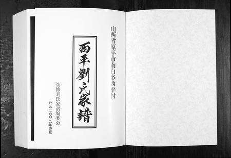 3979.西平刘氏家谱[4编](别名：Xi Ping Liu Shi Jia Pu、西平刘氏家谱).pdf电子版预览图1