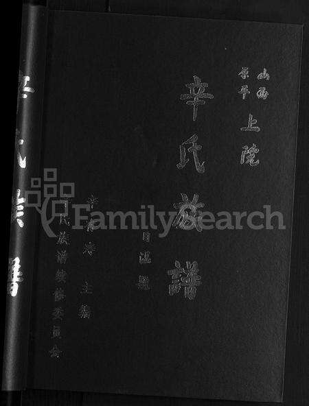 9082.辛氏族谱 ： 山西原平上院 [5卷](别名：山西原平[崞县]上院辛氏族谱).pdf电子版预览图1