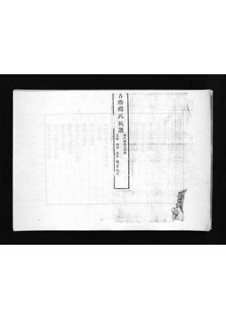 9530.古滕杨氏族谱 [9卷,首1卷](别名：Guteng Yang Shi Zu Pu、古滕杨氏族谱).pdf电子版预览图1
