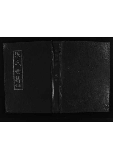 10366.张氏世谱 [2卷](别名：Zhang Shi Shi Pu、张氏世谱).pdf电子版预览图1