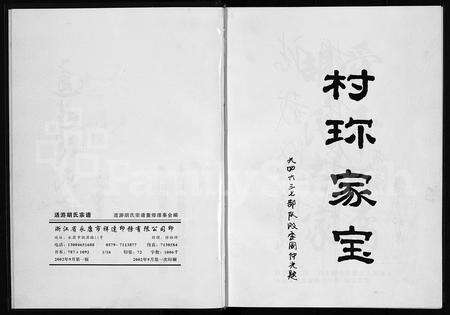 4211.适游胡氏宗谱 [5卷](别名：Shi You Hu Shi Zong Pu、适游胡氏宗谱).pdf电子版预览图1
