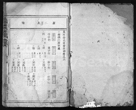 4285.岘西金氏宗谱 [残卷](别名：岘西金氏重修宗谱、Xianxi Jinshi Zongpu、岘西金氏宗谱).pdf电子版预览图1