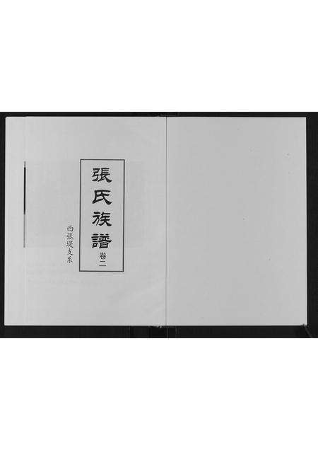 10709.张氏族谱[2卷].pdf电子版预览图1