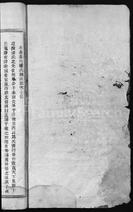 4418.泰川潘氏宗谱(别名：泰川潘氏族谱、Tai Chuan Pan Shi Zong Pu).pdf电子版预览图1