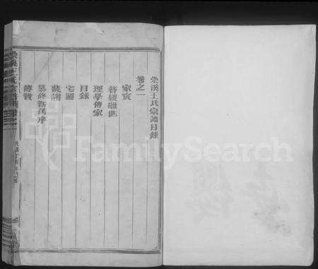 4585.崇溪王氏宗谱 [6卷,末1卷](别名：凤林王氏宗谱、凤林曲江王氏崇溪宗谱).pdf电子版预览图1