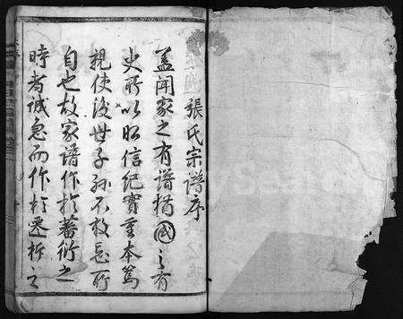 4812.吴甯托塘张氏宗谱 [8卷](别名：张氏宗谱、Wuning Tuotang Zhangshi Zongpu、吴甯托塘张氏宗谱).pdf电子版预览图1
