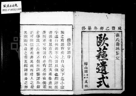 4822.暨阳张氏宗谱 [12卷](别名：暨阳嵩山张氏宗谱).pdf电子版预览图1