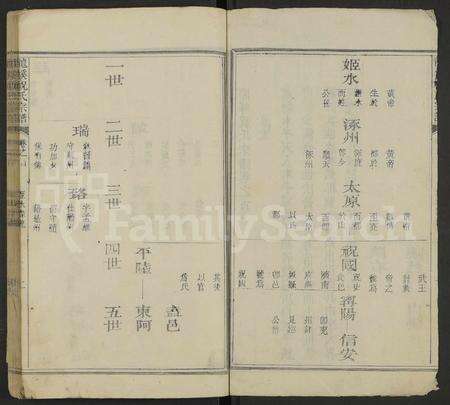 4905.龙溪祝氏宗谱 [残卷].pdf电子版预览图1