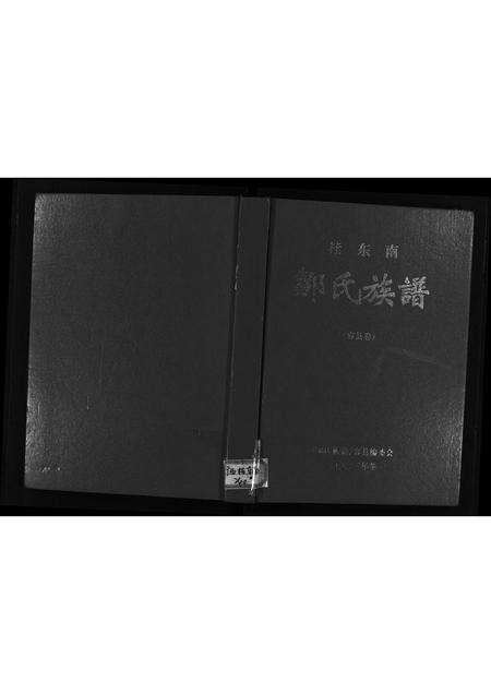 11767.桂东南邹氏族谱(容县卷)(别名：Gui Dong Nan Zou Shi Zu Pu (Rong Xian Juan)、桂东南邹氏族谱(容县卷)).pdf电子版预览图1