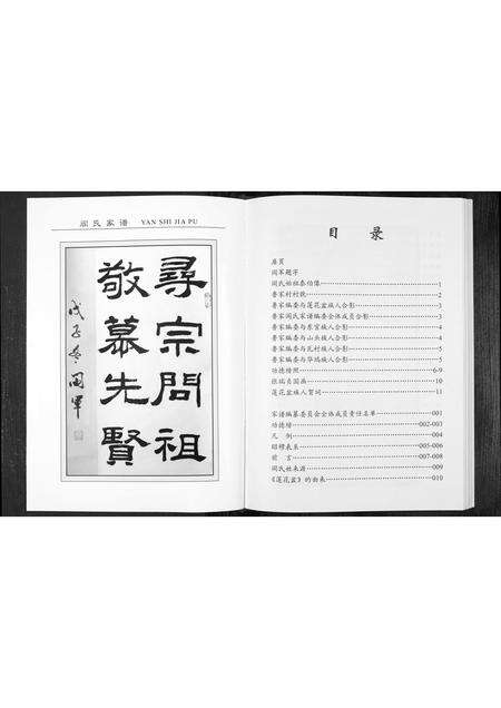 9436.阎氏家谱[1册](别名：Yan Shi Jia Pu、阎氏家谱).pdf电子版预览图2