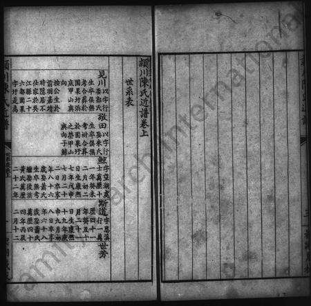 4028.颖川陈氏近谱 [上下卷].pdf电子版预览图2