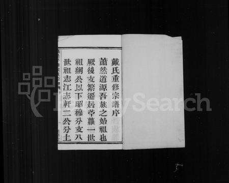 4090.萧山戴氏宗谱 ： [10卷](别名：萧邑苎萝戴氏宗谱).pdf电子版预览图2