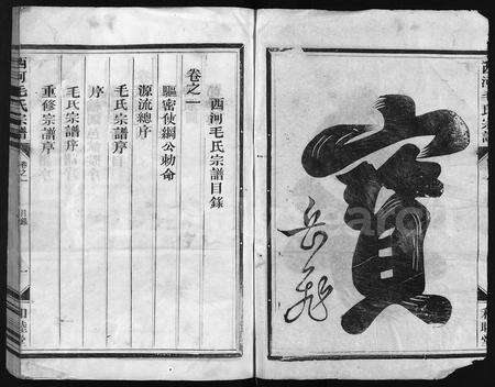 4402.西河毛氏宗谱 [4卷](别名：Xi He Mao Shi Zong Pu).pdf电子版预览图2