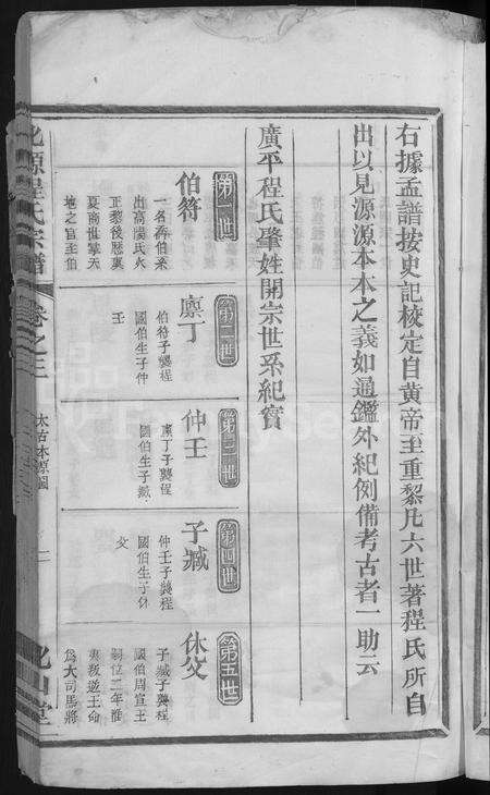 4081.北源程氏宗谱 [残卷](别名：开阳广平程氏世谱).pdf电子版预览图4