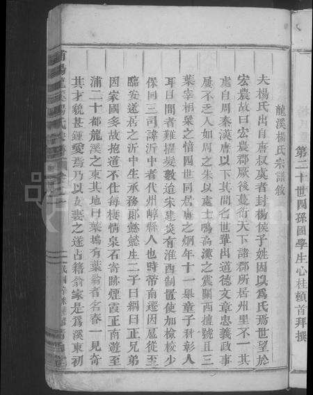 4721.浦阳龙溪杨氏宗谱 [9卷](别名：Puyang Longxi Yang Shi Zong Pu、浦阳龙溪杨氏宗谱).pdf电子版预览图4