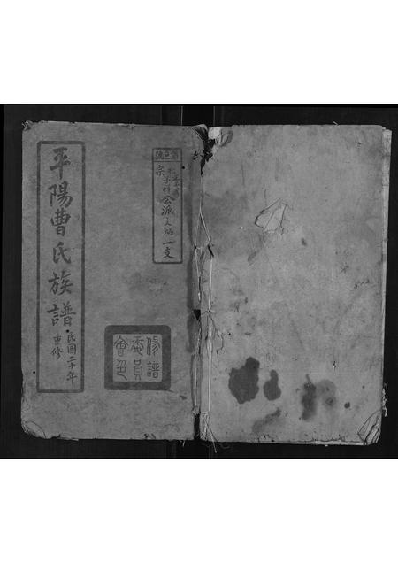 上海曹氏-平阳曹氏族谱.pdf电子版缩略图