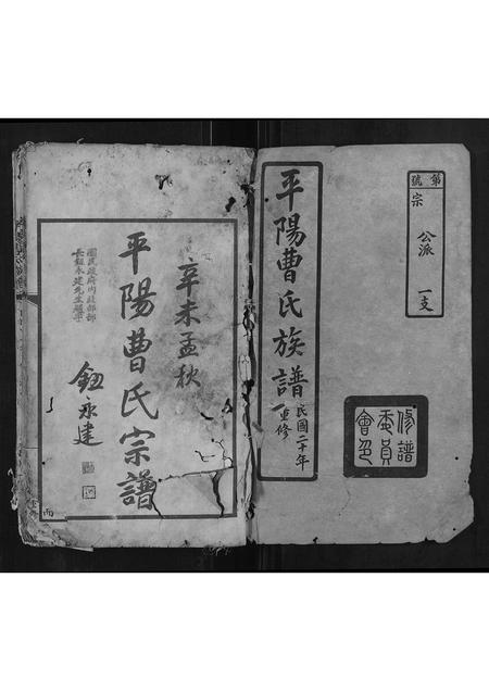 上海曹氏-平阳曹氏族谱.pdf电子版预览图1