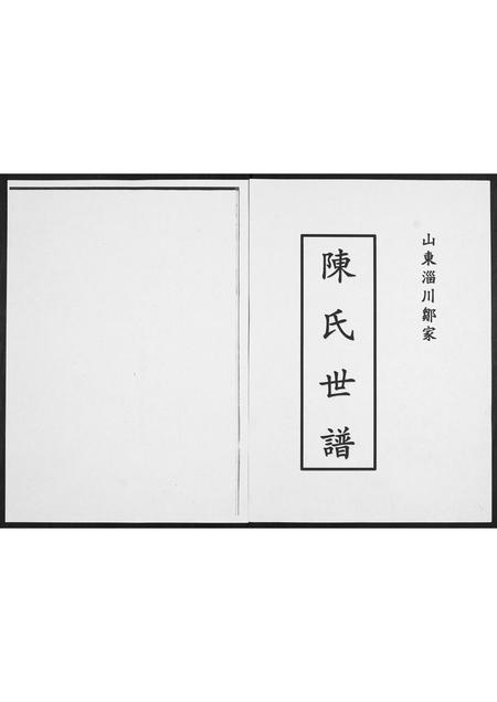 山东陈氏-陈氏世谱.pdf电子版缩略图