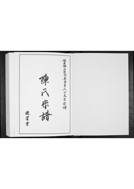 贵州陈氏-陈氏宗谱.pdf电子版预览图1