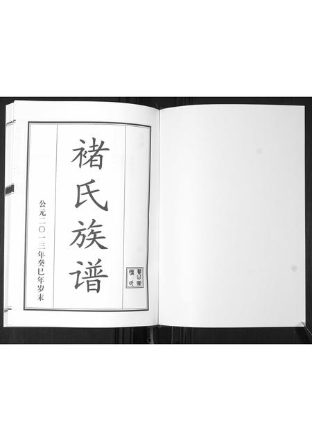 山东褚氏-鳌山卫褚氏族谱[不分卷].pdf电子版预览图1