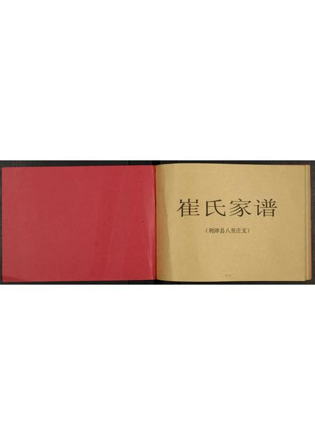 山东崔氏-崔氏家谱.利津县八里庄支.pdf电子版预览图1