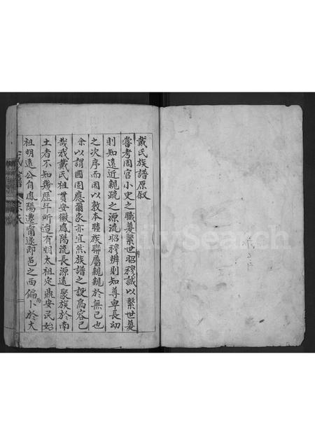 山东戴氏-戴氏族谱 [不分卷].pdf电子版预览图1