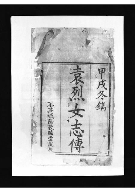山东袁氏-袁氏族谱 [卷数不详](别名：Yuan Shi Zu Pu).pdf电子版预览图1