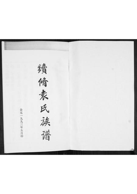 山东袁氏-袁氏族谱(续).pdf电子版预览图1