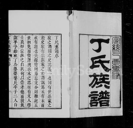 山东丁氏-黄县丁氏族谱 [12卷].pdf电子版预览图1