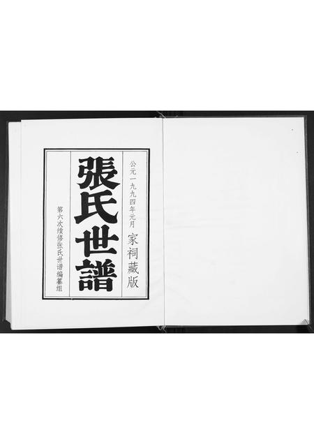 山东张氏-张氏世谱.pdf电子版预览图1