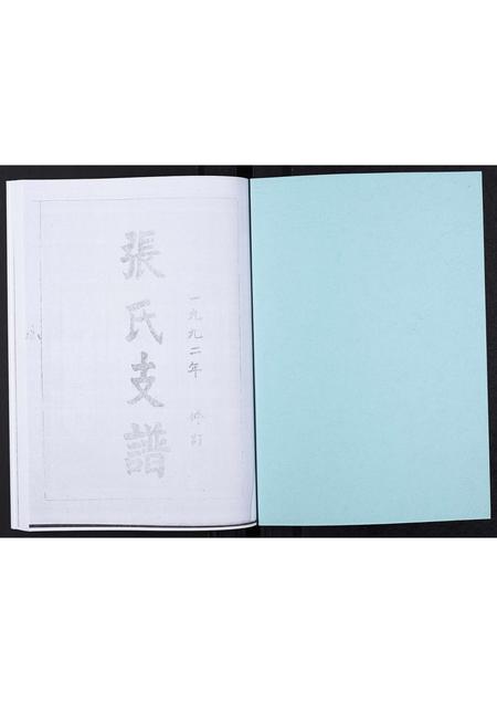 山东张氏-张氏支谱[不分卷].pdf电子版预览图1