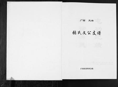 广西张氏-张氏文公支谱.pdf电子版预览图1