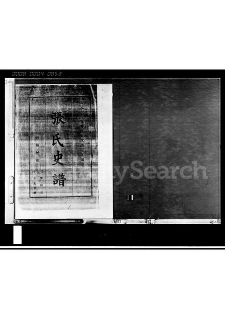 海南张氏-张氏史谱 [1卷](别名：张氏史志).pdf电子版预览图1