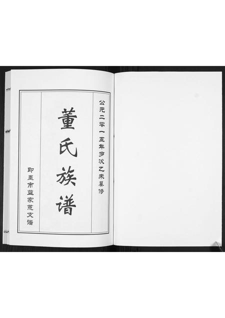 山东董氏-董氏族谱.即墨市蓝家荒支谱[不分卷].pdf电子版预览图1