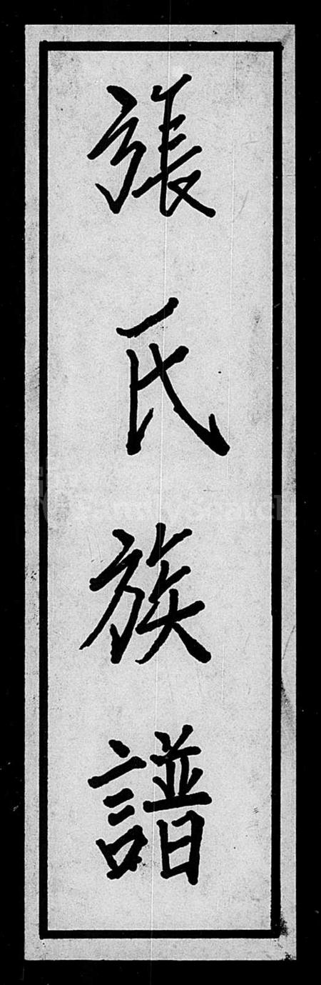 山东张氏曾氏-张氏族谱.pdf电子版预览图1