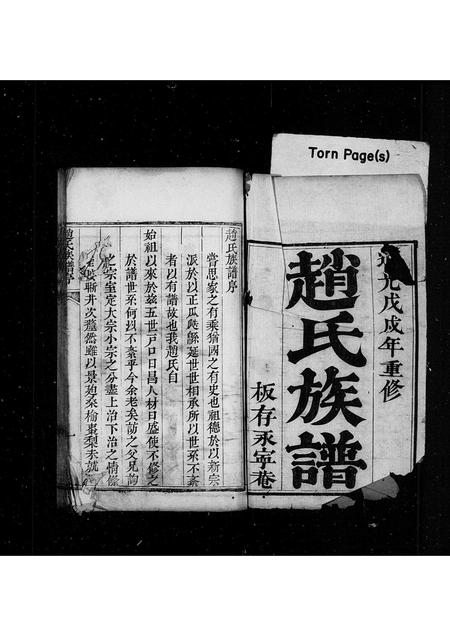 山东赵氏-赵氏族谱(别名：芝阳赵氏族谱).pdf电子版预览图1