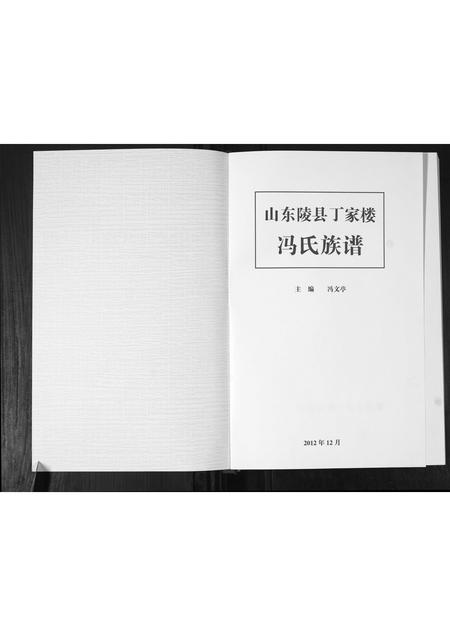 山东冯氏-山东陵县丁家楼冯氏族谱.pdf电子版预览图1