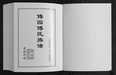 山东傅氏-傅园傅氏族谱.pdf电子版预览图1